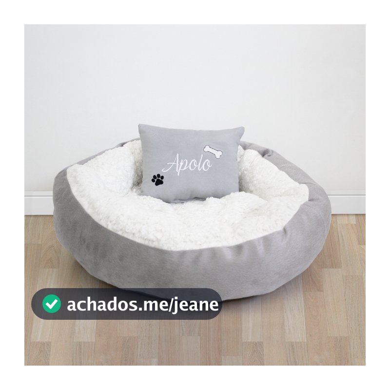 Cama Pet P e Almofada Avulsa Personalizada | Cama 45 x 45  | Cama para Cachorro e Gato | MG