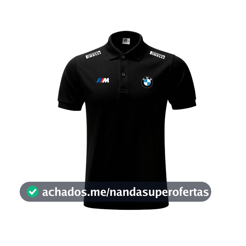 Camiseta Masculina Camiseta da BMW Automotiva Blusa Masculina