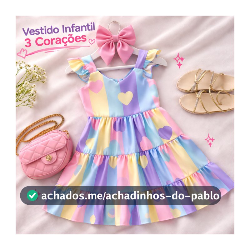 Vestido Infantil Luxo Premium Menina