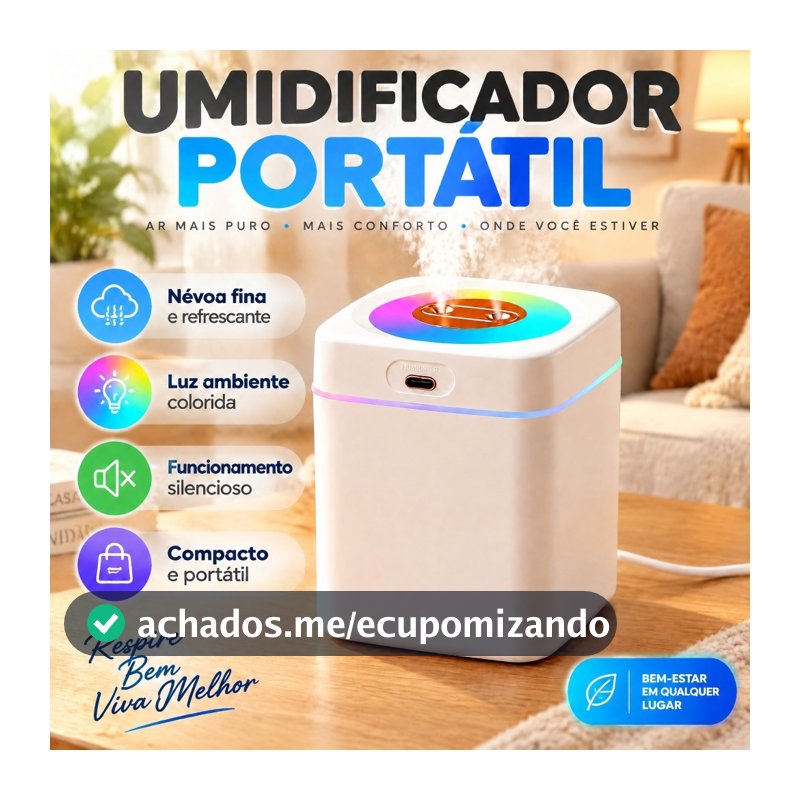 Umidificador De Ar Grande 3000ML Ultrassônico Aromatizador Bicos Dupla Difusor