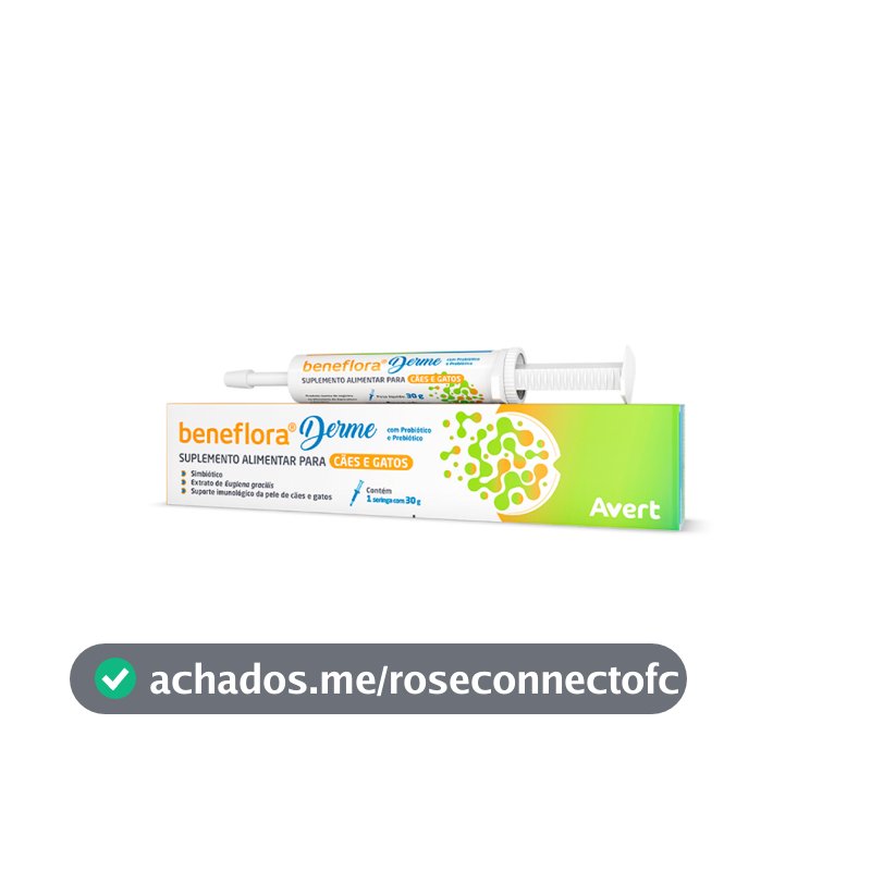 Suplemento Avert Beneflora Derme Cães e Gatos 30g
