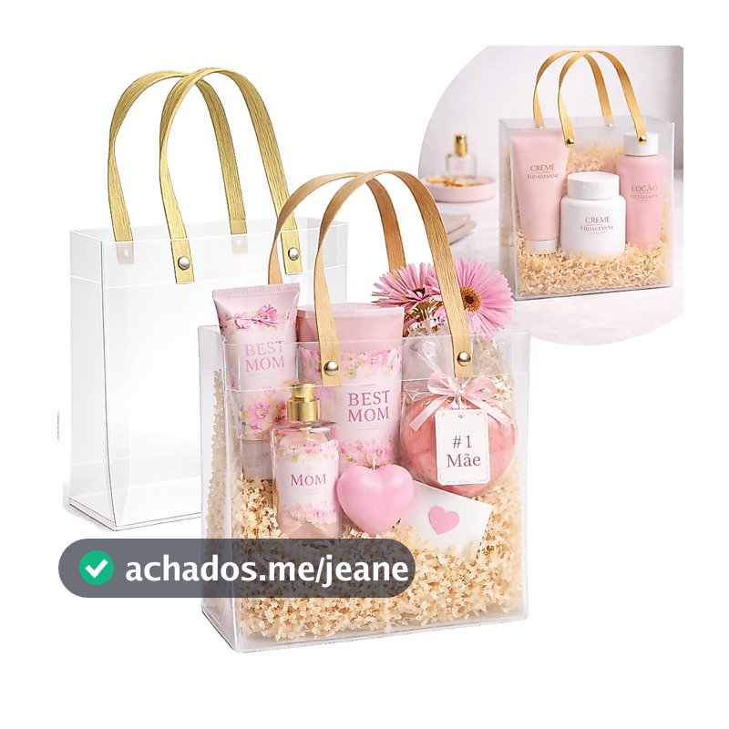 5 A 15 Sacola Plástica fosca transparente Sacola de Presente, PVC lembrancinha presente 20 x 15 cm