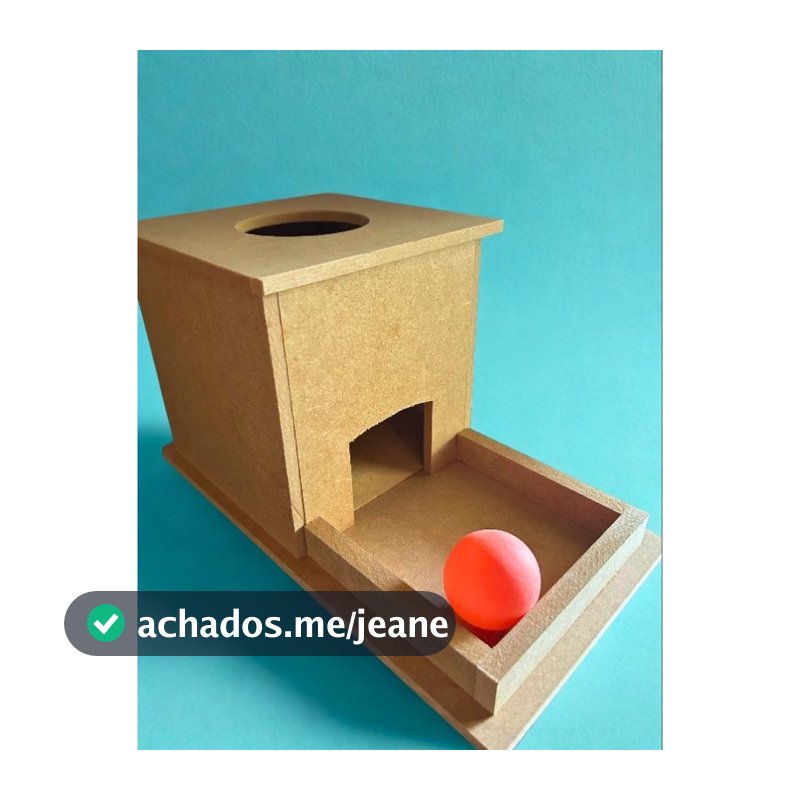Caixa de Permanência Montessori para Bebês - Brinquedo Educativo
