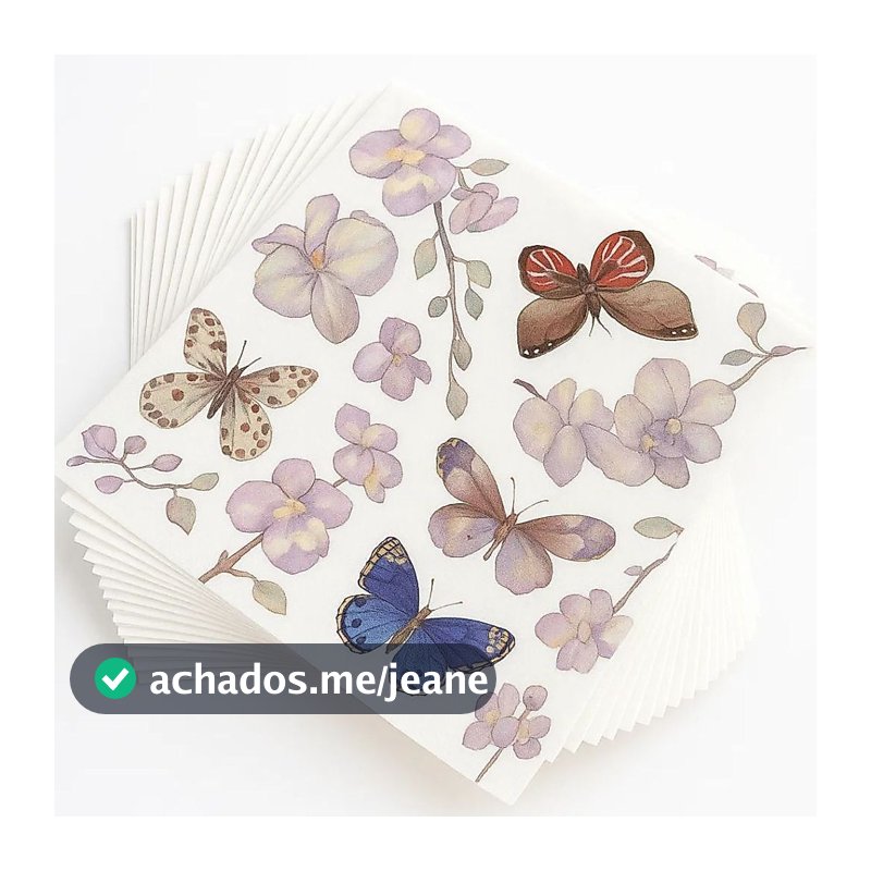 Kit 20 Guardanapos de Papel Decorado 16,5cm - Vencedor