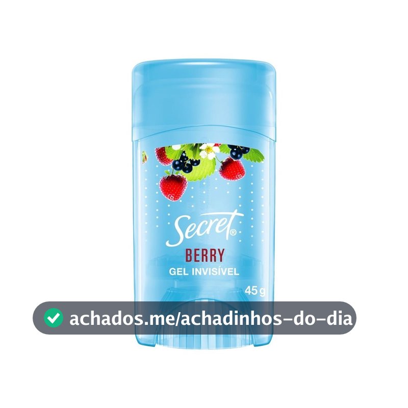 Desodorante Antitranspirante Secret Gel Frutas Vermelhas 45g