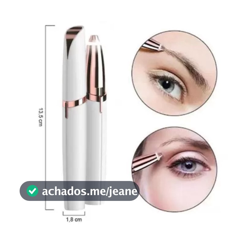 Caneta Depiladora Sobrancelha Elétrico Recarregável US - Original Premium Lacrado Envio Rápido