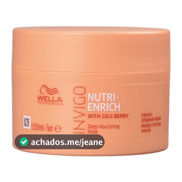 Máscara de Nutrição Invigo Nutri Enrich Wella Professionals 150ml