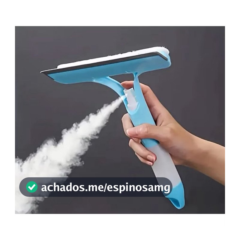 Limpa Vidro Rodo Spray 3 Em 1 Multiuso MOP Limpador