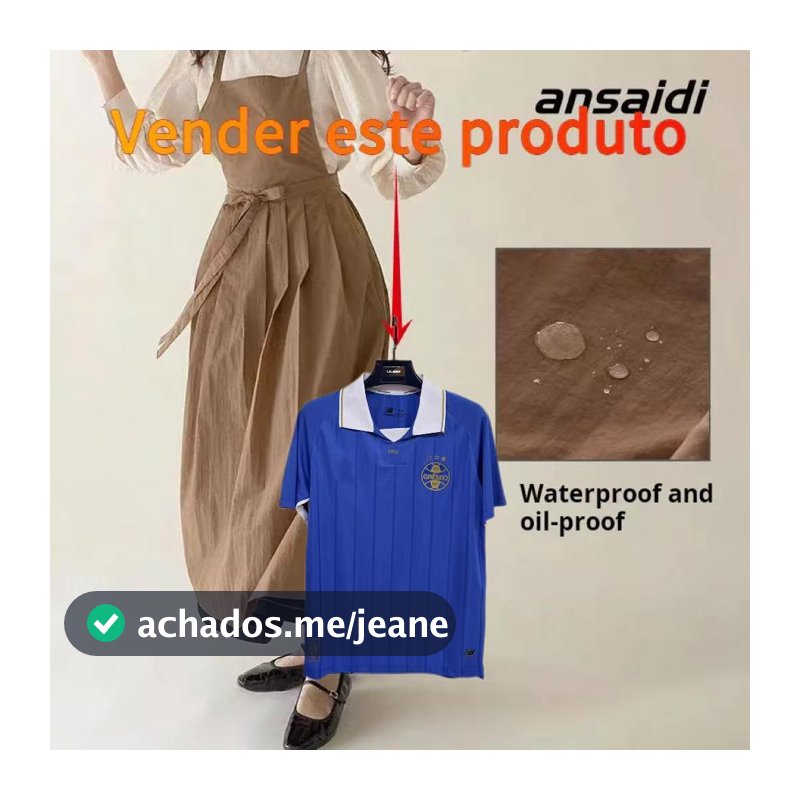 Avental impermeável e resistente a óleo para homens e mulheres, com bolsos grandes, aventais de cozinha simples e de des