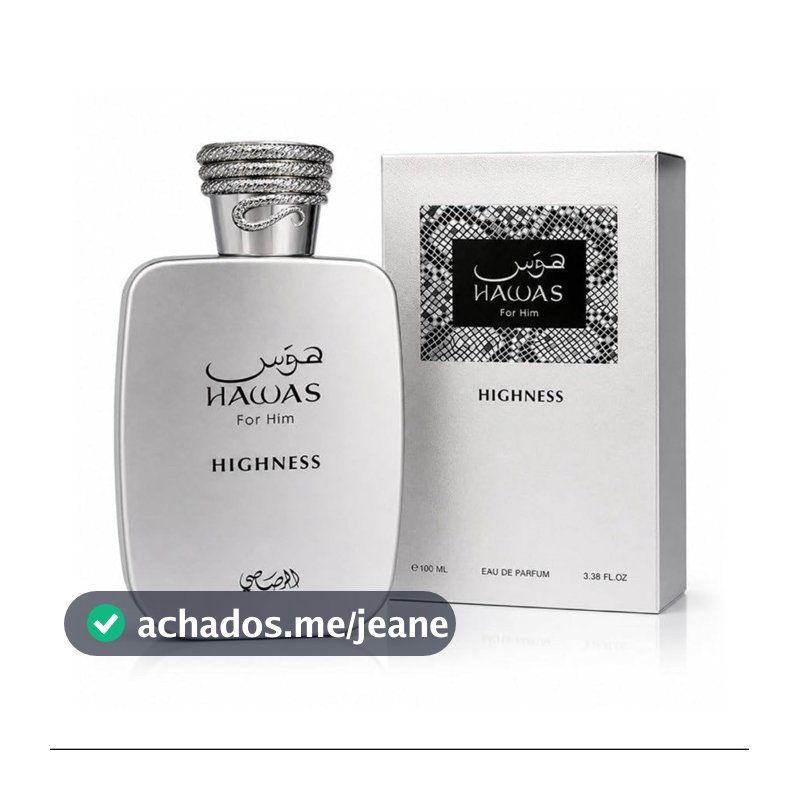 Perfume Rasasi Hawas Highness EDP 100ml Masculino — Lançamento 2026