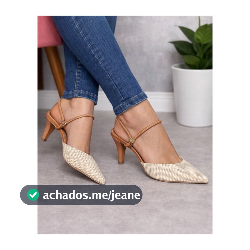 Scarpin Sandália Feminino Salto Baixo Fino Confortável