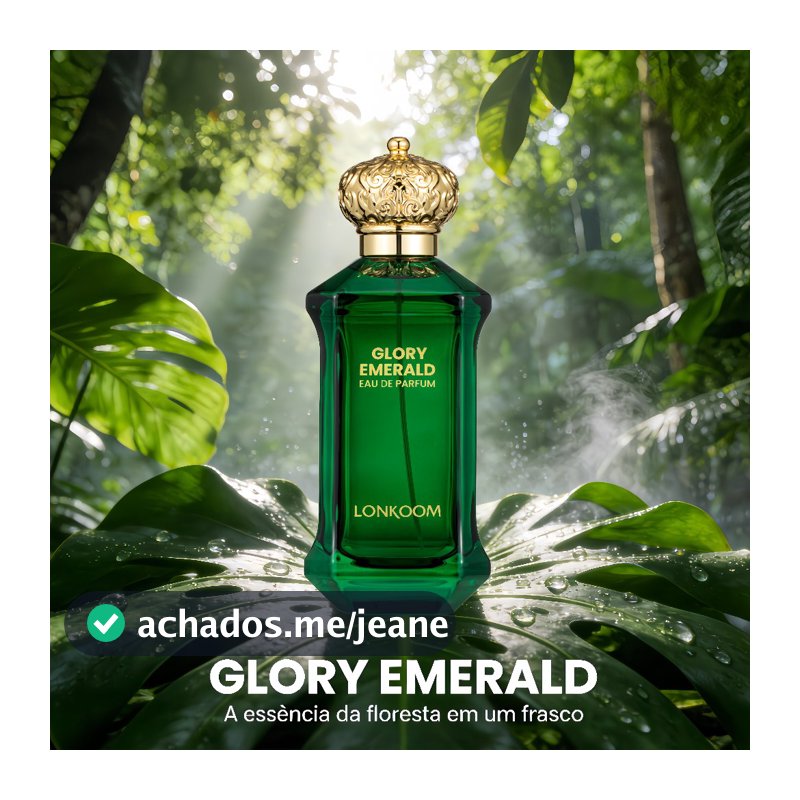 LONKOOM Glory Emerald · Coleção de Luxo Cítrico Oriental Eau de Parfum Perfume de Luxo