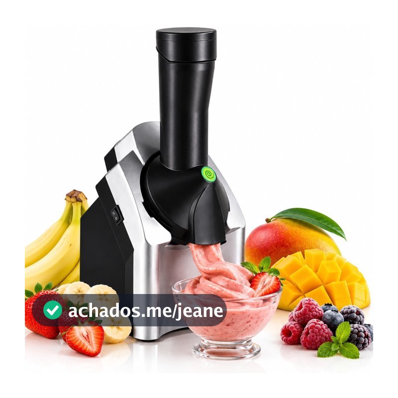 Sorveteira Elétrica Sorvete Natural de Frutas Cremoso Vegano