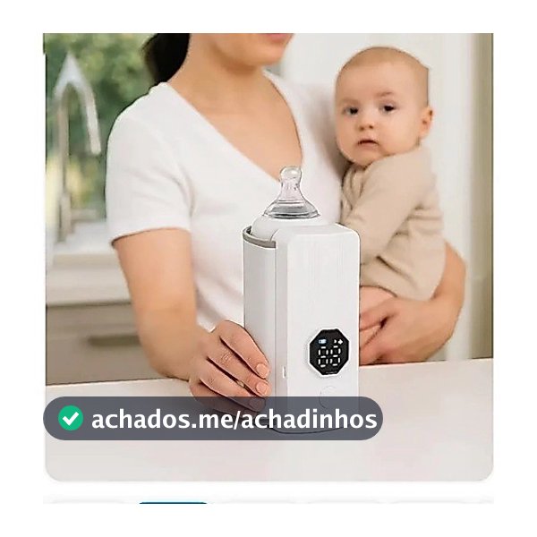 Aquecedor Térmico De Mamadeira Para Leite Sem Fio Pronto Entrega