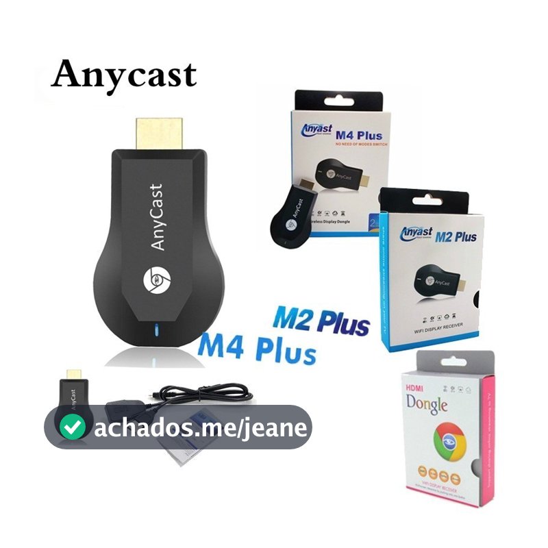 Receptor Anycast Dongle M2 M4 M9 Plus smartphone Hdmi TV 1080p Projetor Iphone Chromecast