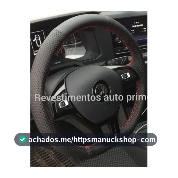 Capa De Volante Costurada Novo Polo Linha Vermelha