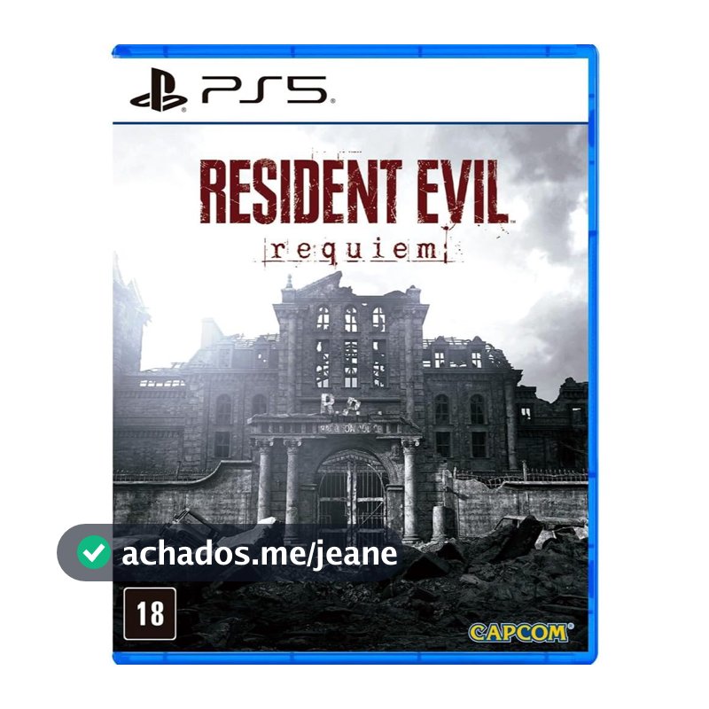 Resident Evil Requiem PS5 Mídia Física Novo Português