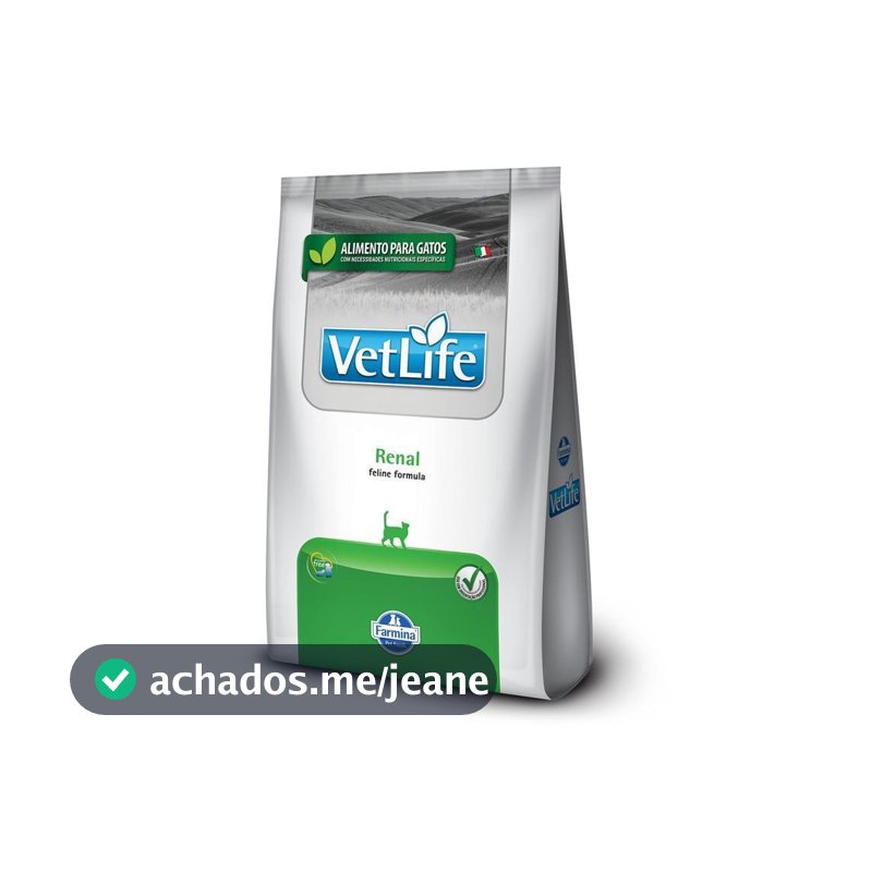 Renal para Gatos Adultos de Todas as Raças 7,5Kg Vet Life