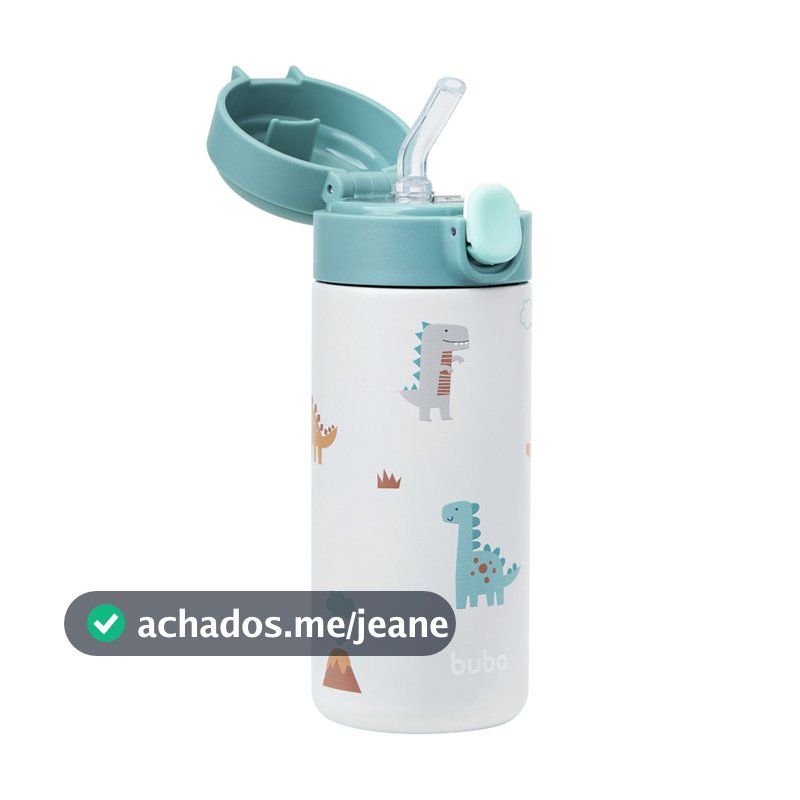 Garrafa Térmica Parede Dupla Buba Magic Dino 320ml