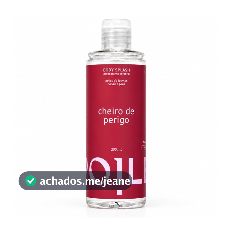 Refil Body Splash Cheiro de Perigo 200ml Spoiler Feminino Fragrância Corporal Marcante Dia a Dia