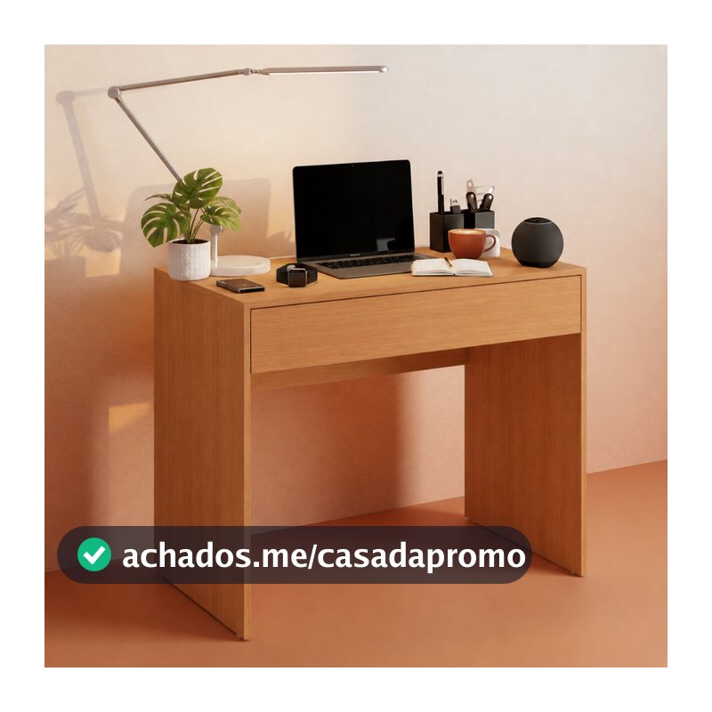 Mesa para Computador Compacta com Gaveta Ideal Home Office e Estudos