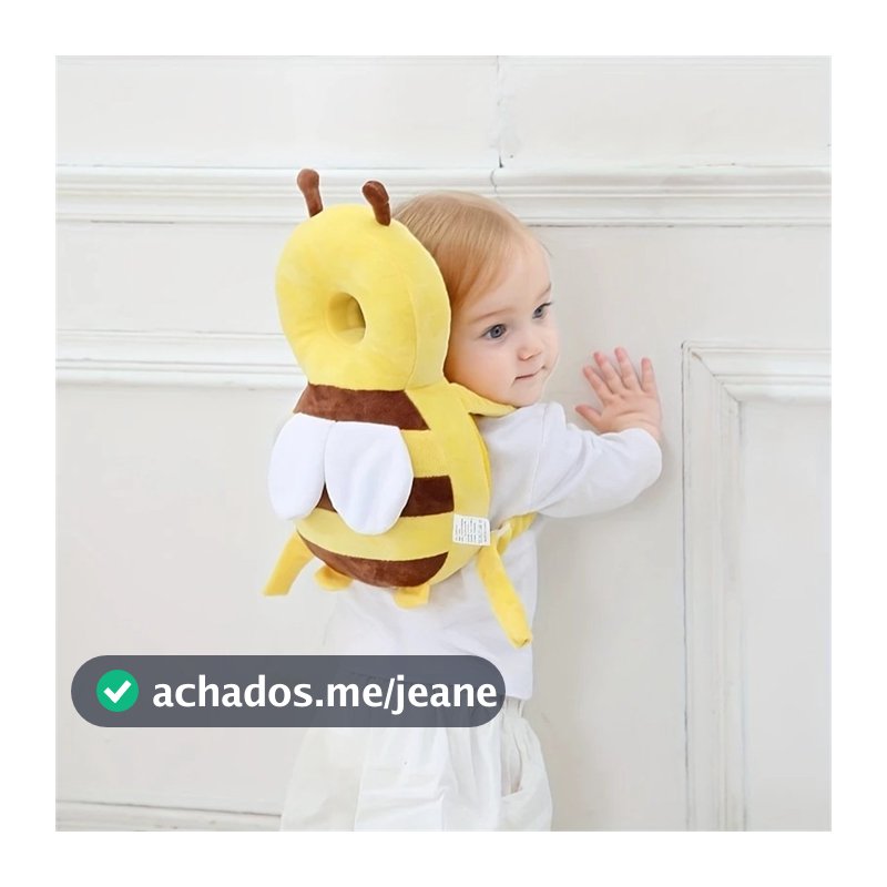 Mochila Travesseiro Protetor Cabeça Bebê, Segurança do Bebê--4052