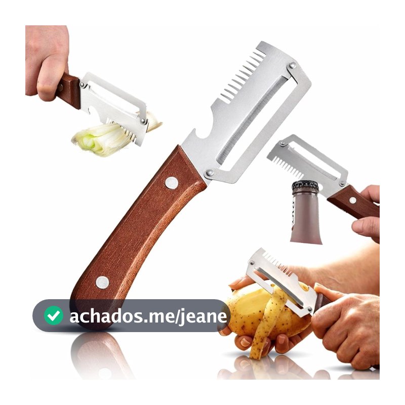 Descascador De Vegetais Multifuncional , Abridor De Garrafas , Lâmina Afiada , Alça Antiderrapante Para Batatas , Cenour