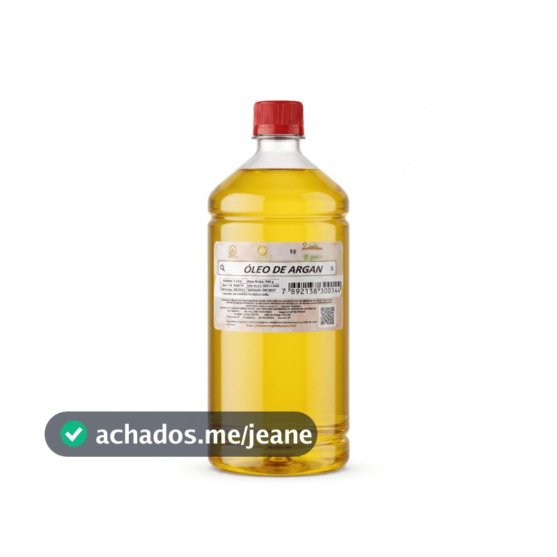 Óleo De Argan 100% Puro Tratamento E Reparação Capilar 1 L