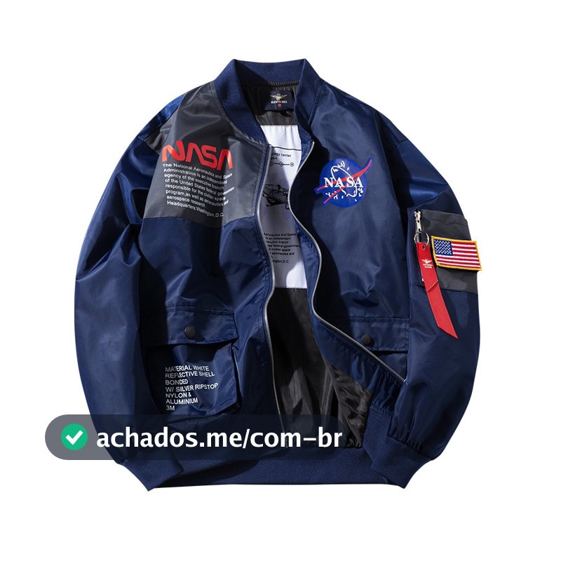 Jaqueta De Estilo Europeu/Casaco De Astronauta Aviação Quente