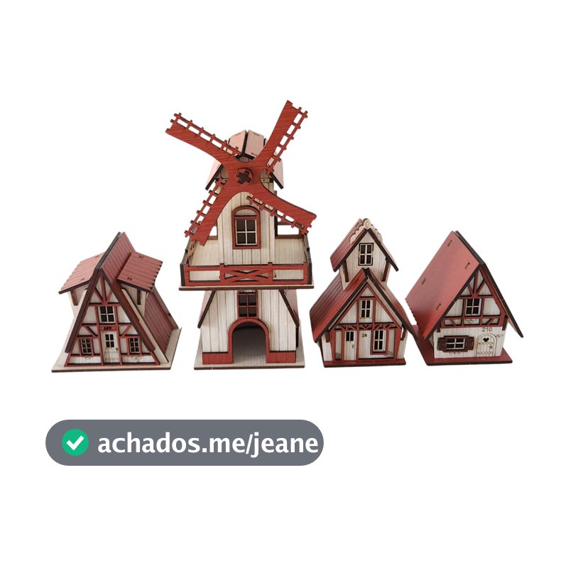 Vila Natalina Mini Cenário Natal Decorativo Envio Rápido