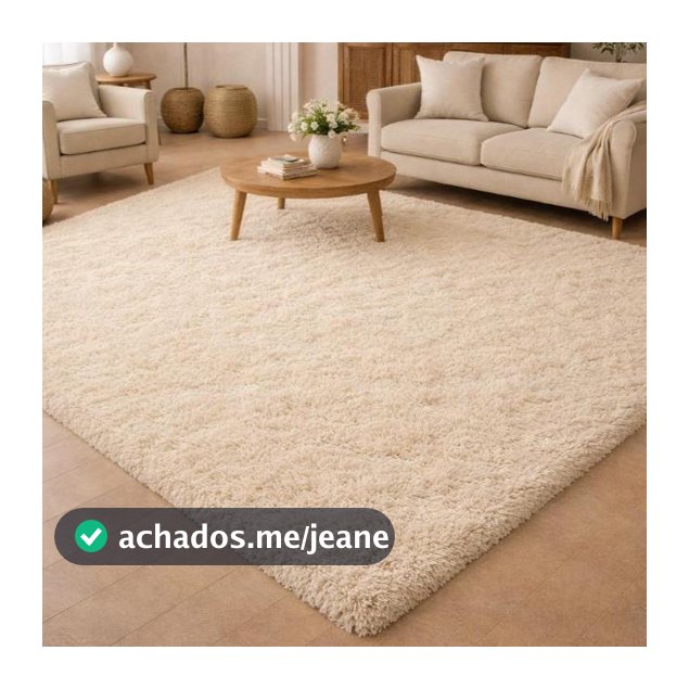 Tapete Felpudo Peludo 2,00x1,50 Confortável Promoção