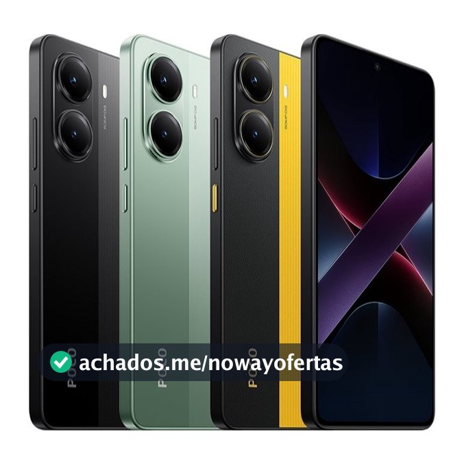 Xiaomi Poco X7 Pro 512GB / 256GB +12 Ram 5G Versão Global NFC Original Lacrado e Envio Imediato ADS
