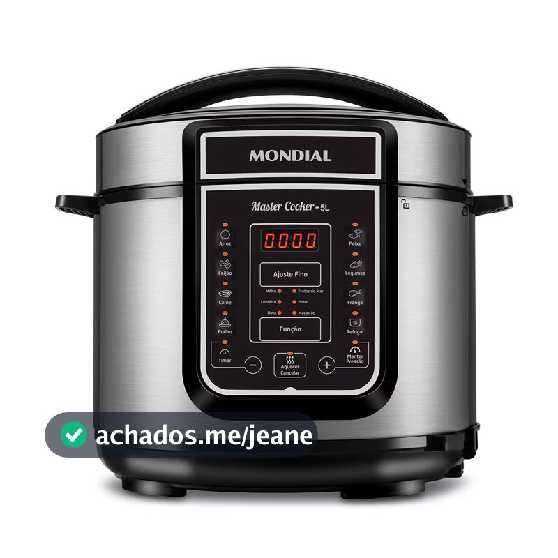 Panela Elétrica de Pressão Digital Master Cooker PE38 5 Litros Mondial