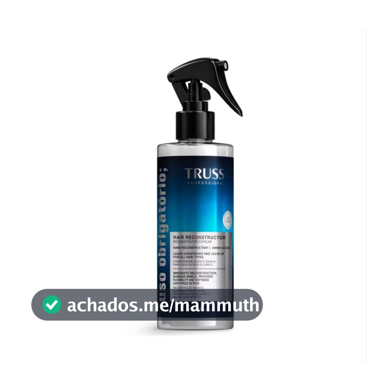 Truss Uso Obrigatório Tratamento Reconstrutor 260ml