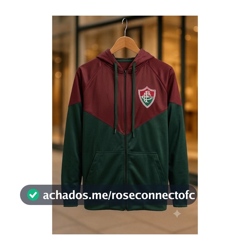 Jaqueta Corta Vento Fluminense Jaqueta Torcedor Flu Futebol Jaqueta com Zíper Capuz Blusa