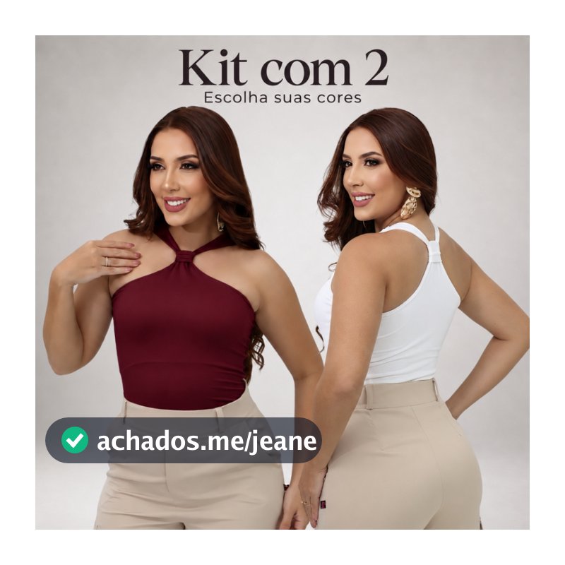 Kit 2 Blusas Suede Feminina 2 Formas de Uso Versátil Elegante Moda Blogueira Básico Confortável Multiuso