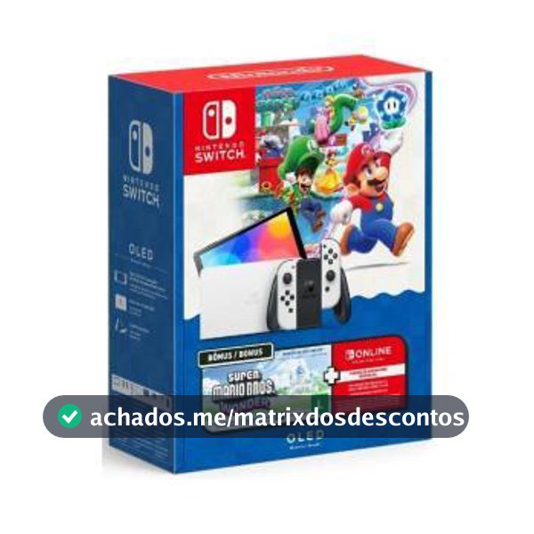 Console Nintendo Switch OLED 64Gb Mario Bros Wonder