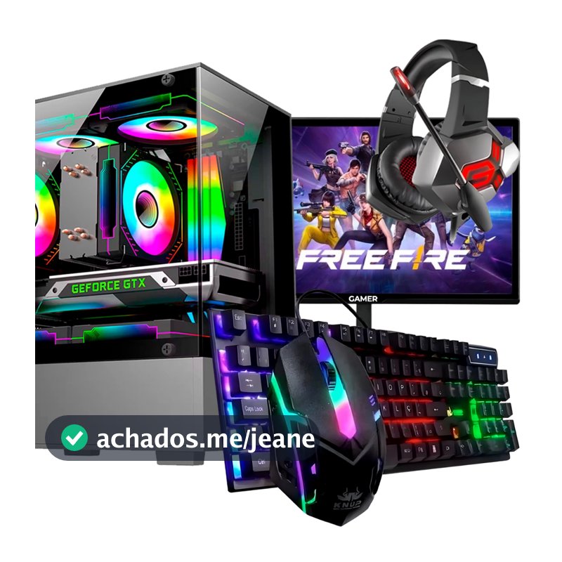 Cpu Gamer Profissional I5 10gb Ssd 1TB + Wifi + GT 210 Nvidia + Headset + Mousepad