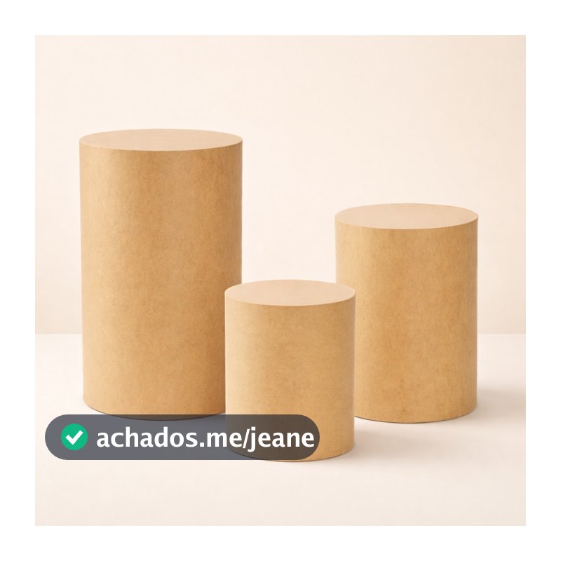 Cilindros Decorativos em MDF – Resistência, Estilo e Sustentabilidade