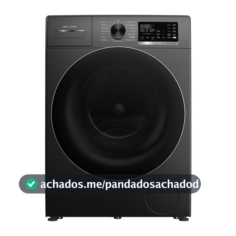 Lava e Seca Brastemp 14 kg 8 kg Lavagem e Secagem Inteligentes BNO14AS