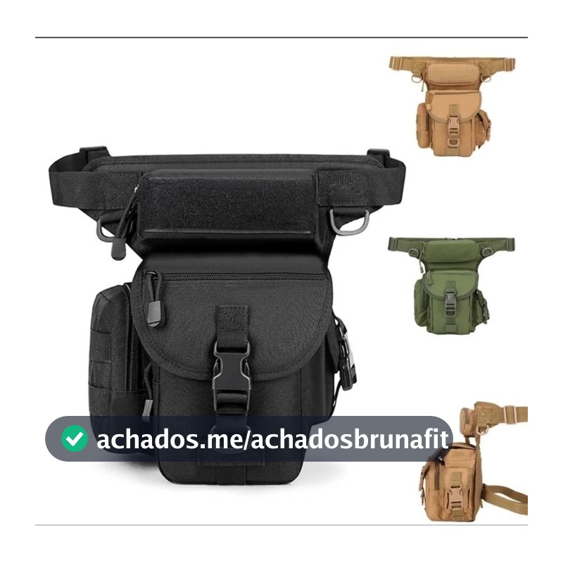 Multifuncional tático ao ar livre Camuflagem, Ciclismo, Exército, Ventilador e Leggings Toolkit Perna Pendurada Bolsa
