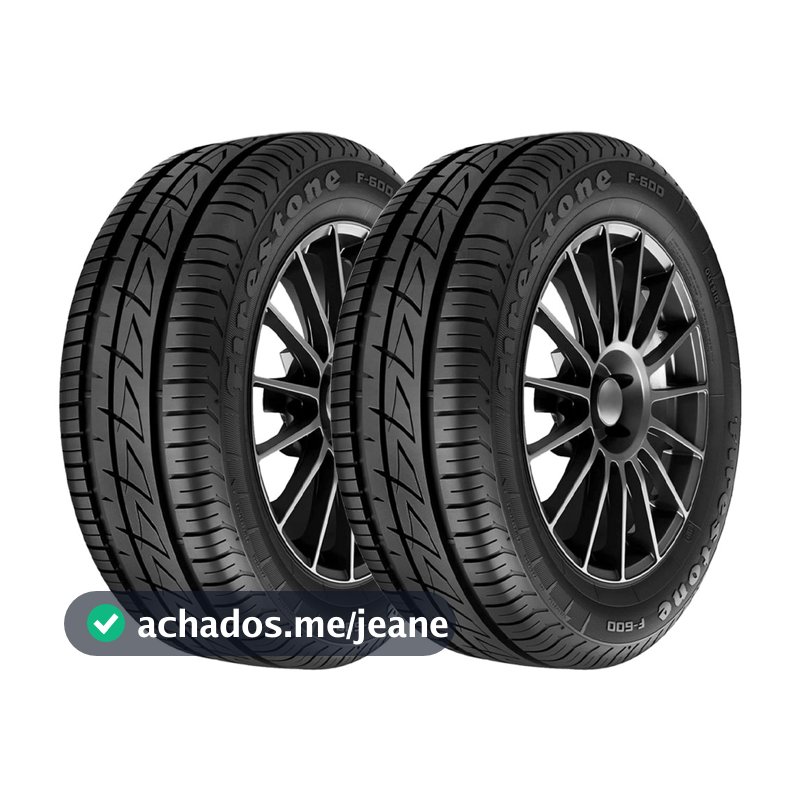 Kit 2 Pneus Aro 15 Firestone 195/60 R15 88H BL F-600