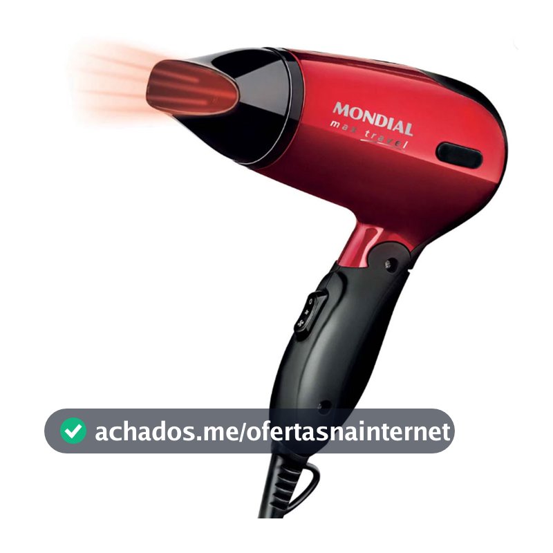 Secador de Cabelos Max Travel SC-10 1200W Mondial