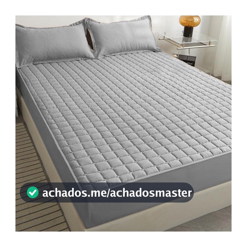 Protetor Impermeável Capa Colchão Matelada Cama Quarto Berço, Solteiro, Casal, Queen, King com Elástico