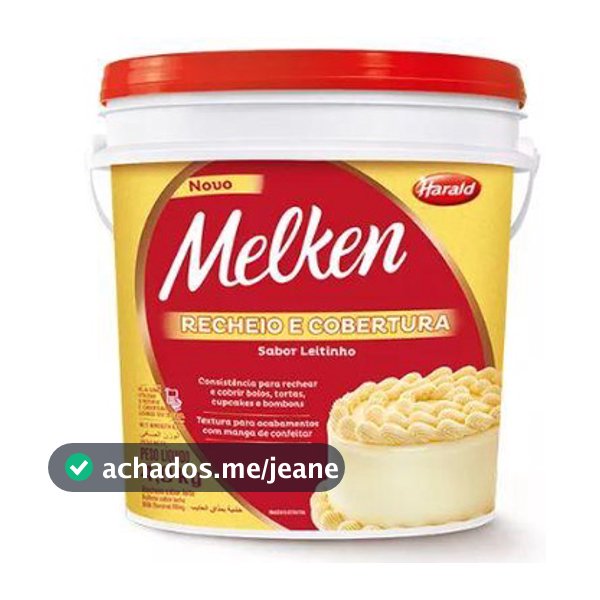 Recheio e Cobertura Melken Leitinho 4kg