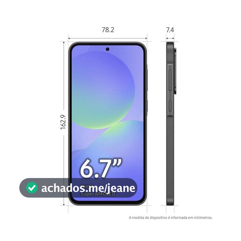 Usado: Galaxy A36 128GB Preto Bom - Trocafy - Samsung