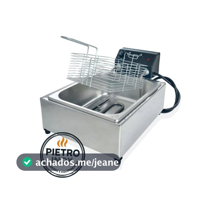 FRITADEIRA ELETRICA 1 CUBA 5 LITROS PARA FRITURAS