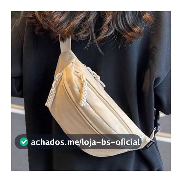 Pochete Crossbody Unissex Impermeável Compacta Leve e Funcional Perfeita para o Dia a Dia e Viagens