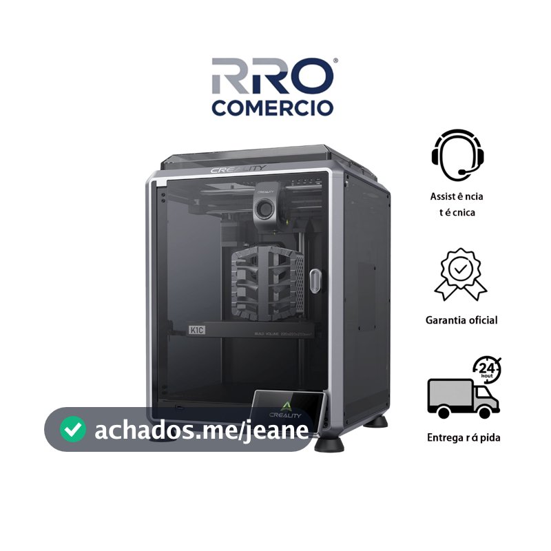 Creality K1C Combo 2025 Nova impressora 3d profissional 600mm/S