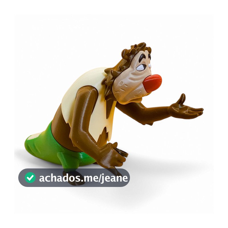 Papai Urso Pidão Action Figure Colecionável Turma do Pica-Pau Meme Presente